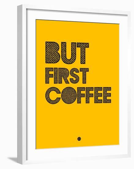 But First Coffee 3-NaxArt-Framed Art Print