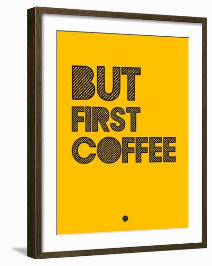 But First Coffee 3-NaxArt-Framed Art Print