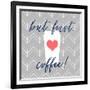 But First, Coffee!-Bella Dos Santos-Framed Art Print