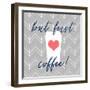 But First, Coffee!-Bella Dos Santos-Framed Art Print