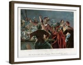 But He Denied before Them All Saying, I Know Not What Thou Sayest, C1850-William French-Framed Giclee Print