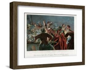 But He Denied before Them All Saying, I Know Not What Thou Sayest, C1850-William French-Framed Giclee Print