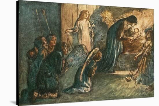 But See! the Virgin Blest Hath Laid Her Babe to Rest-Robert Anning Bell-Stretched Canvas