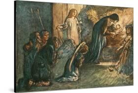 But See! the Virgin Blest Hath Laid Her Babe to Rest-Robert Anning Bell-Stretched Canvas