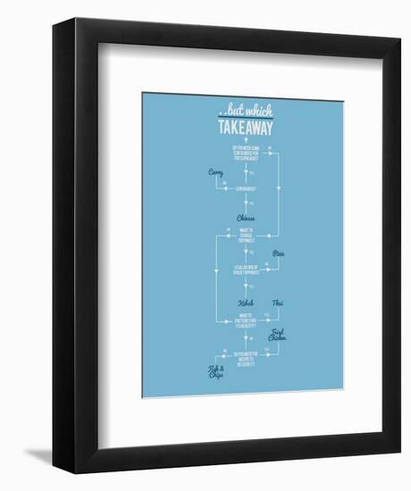 But Which Take-Away?-Stephen Wildish-Framed Giclee Print