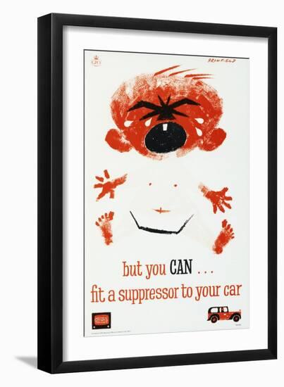 But You Can...Fit a Suppressor to Your Car-Kenneth Bromfield-Framed Art Print