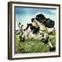 "Butch and Baseball," June 18, 1949-Albert Staehle-Framed Giclee Print