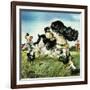 "Butch and Baseball," June 18, 1949-Albert Staehle-Framed Giclee Print