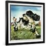 "Butch and Baseball," June 18, 1949-Albert Staehle-Framed Giclee Print