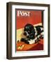 "Butch and Mousetrap," Saturday Evening Post Cover, June 8, 1946-Albert Staehle-Framed Giclee Print