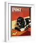 "Butch and Mousetrap," Saturday Evening Post Cover, June 8, 1946-Albert Staehle-Framed Giclee Print