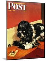 "Butch and Mousetrap," Saturday Evening Post Cover, June 8, 1946-Albert Staehle-Mounted Giclee Print