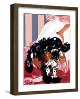 "Butch and the Nylons," February 15, 1947-Albert Staehle-Framed Giclee Print