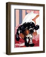 "Butch and the Nylons," February 15, 1947-Albert Staehle-Framed Giclee Print