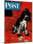 "Butch Ate the Coupons," Saturday Evening Post Cover, February 19, 1944-Albert Staehle-Mounted Giclee Print