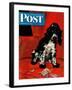 "Butch Ate the Coupons," Saturday Evening Post Cover, February 19, 1944-Albert Staehle-Framed Giclee Print