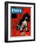 "Butch Ate the Coupons," Saturday Evening Post Cover, February 19, 1944-Albert Staehle-Framed Giclee Print