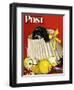 "Butch & Broken Lamp," Saturday Evening Post Cover, February 23, 1946-Albert Staehle-Framed Giclee Print