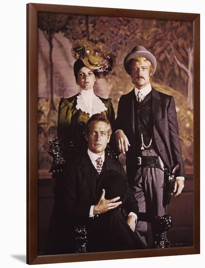 BUTCH CASSIDY AND THE SUNDANCE KID, 1969 directed by GEORGE ROY H Katharine Ross, Robert Redford an-null-Framed Photo