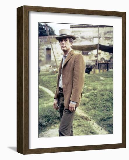 BUTCH CASSIDY AND THE SUNDANCE KID, 1969 directed by GEORGE ROY H Paul Newman (photo)-null-Framed Photo