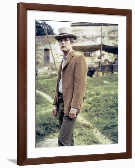 BUTCH CASSIDY AND THE SUNDANCE KID, 1969 directed by GEORGE ROY H Paul Newman (photo)-null-Framed Photo