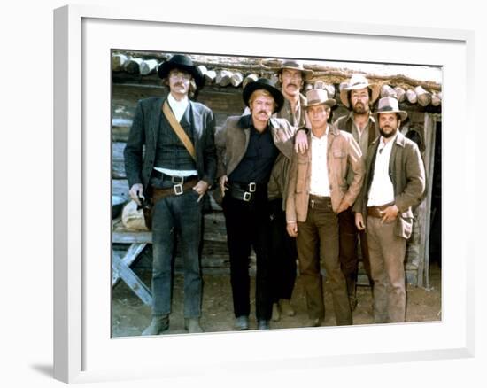 BUTCH CASSIDY AND THE SUNDANCE KID, 1969 directed by GEORGE ROY H Robert Redford and Paul Newman (p-null-Framed Photo