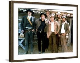 BUTCH CASSIDY AND THE SUNDANCE KID, 1969 directed by GEORGE ROY H Robert Redford and Paul Newman (p-null-Framed Photo