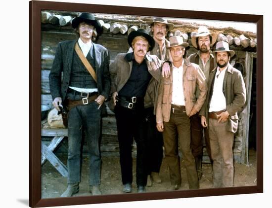 BUTCH CASSIDY AND THE SUNDANCE KID, 1969 directed by GEORGE ROY H Robert Redford and Paul Newman (p-null-Framed Photo