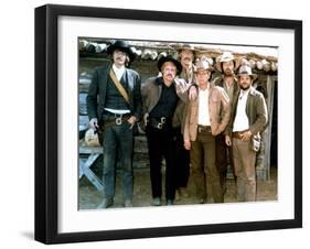 BUTCH CASSIDY AND THE SUNDANCE KID, 1969 directed by GEORGE ROY H Robert Redford and Paul Newman (p-null-Framed Photo