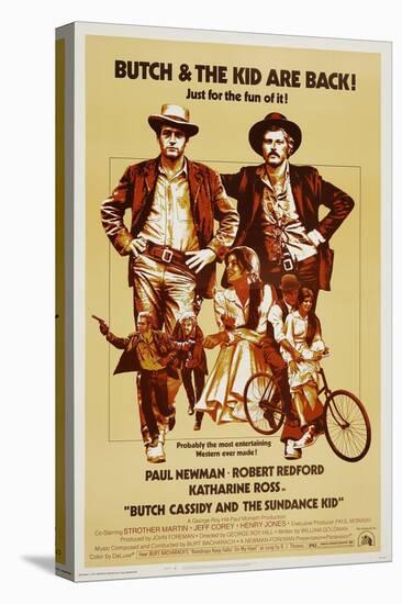 Butch Cassidy and the Sundance Kid, 1969-null-Stretched Canvas