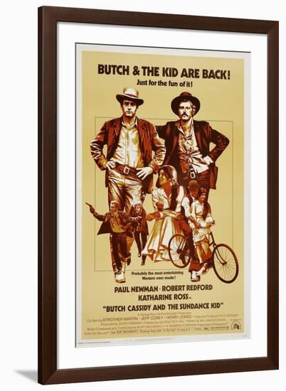 Butch Cassidy and the Sundance Kid, 1969-null-Framed Giclee Print