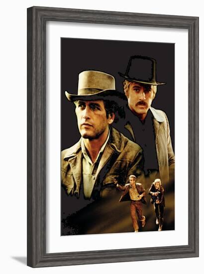 Butch Cassidy and the Sundance Kid, 1969-null-Framed Art Print