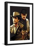 Butch Cassidy and the Sundance Kid, 1969-null-Framed Art Print