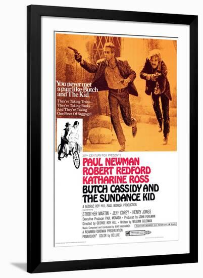 Butch Cassidy and the Sundance Kid, 1969-null-Framed Premium Giclee Print