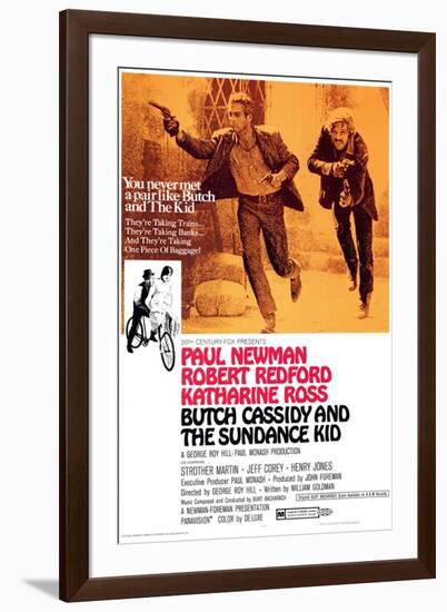 Butch Cassidy and the Sundance Kid, 1969-null-Framed Art Print