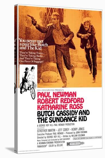 Butch Cassidy and the Sundance Kid, 1969-null-Stretched Canvas