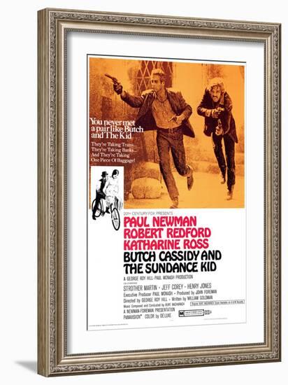 Butch Cassidy and the Sundance Kid, 1969-null-Framed Art Print