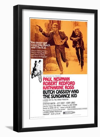 Butch Cassidy and the Sundance Kid, 1969-null-Framed Art Print