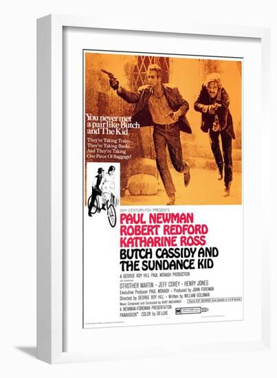 Butch Cassidy and the Sundance Kid, 1969-null-Framed Art Print