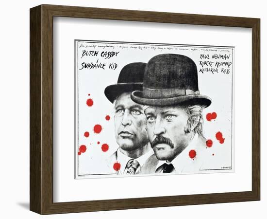 Butch Cassidy and the Sundance Kid, 1969-null-Framed Art Print