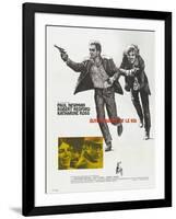 Butch Cassidy and the Sundance Kid, French Movie Poster, 1969-null-Framed Art Print