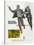 Butch Cassidy and the Sundance Kid, French Movie Poster, 1969-null-Stretched Canvas