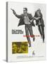 Butch Cassidy and the Sundance Kid, French Movie Poster, 1969-null-Stretched Canvas