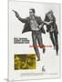 Butch Cassidy and the Sundance Kid, French Movie Poster, 1969-null-Mounted Art Print