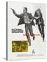 Butch Cassidy and the Sundance Kid, French Movie Poster, 1969-null-Stretched Canvas