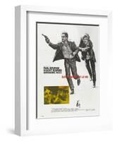 Butch Cassidy and the Sundance Kid, French Movie Poster, 1969-null-Framed Art Print