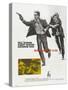 Butch Cassidy and the Sundance Kid, French Movie Poster, 1969-null-Stretched Canvas