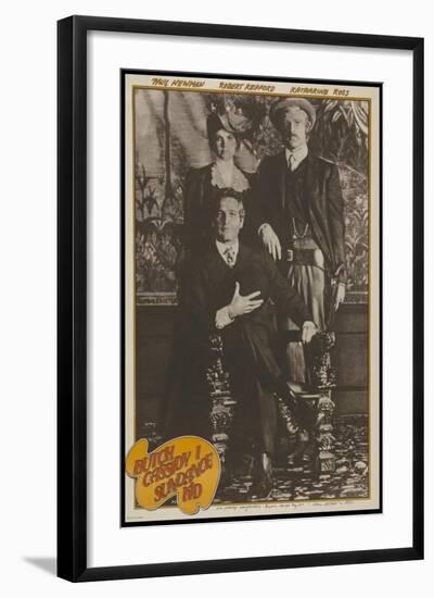 Butch Cassidy and the Sundance Kid, French Movie Poster, 1969-null-Framed Art Print