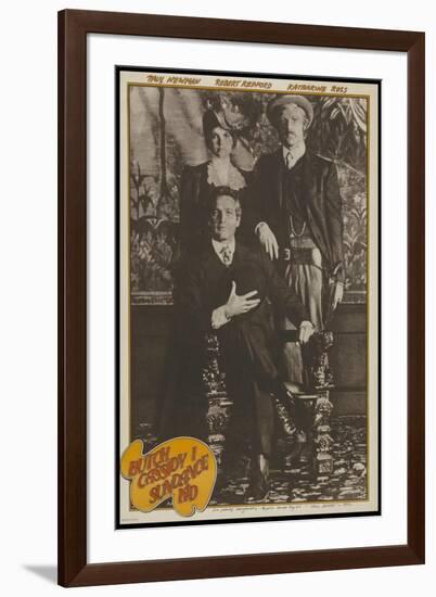 Butch Cassidy and the Sundance Kid, French Movie Poster, 1969-null-Framed Art Print