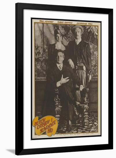 Butch Cassidy and the Sundance Kid, French Movie Poster, 1969-null-Framed Art Print